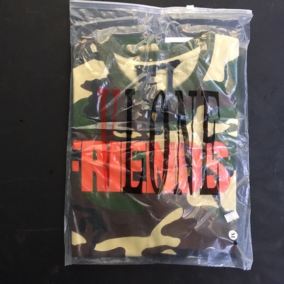 Made in USA VLONE FRIENDS- T-Shirt Camo - Picture 7 of 11